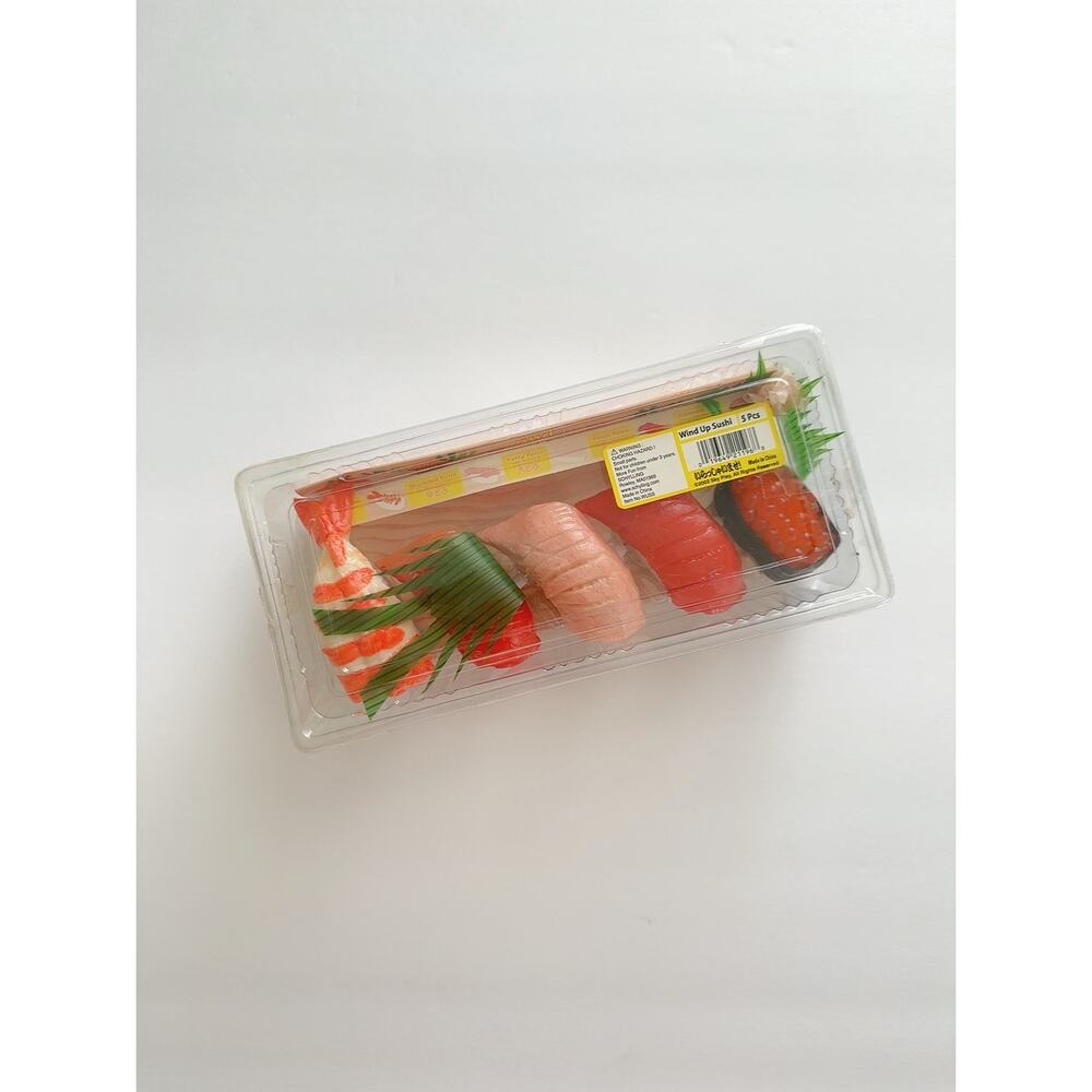 VHTF VTG 2002 Sky Play "Running Sushi" Novelty Wind-Up Toy Sets Deadstock NIB